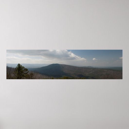 Talimena風光明媚なドライブからのビュー、OK ポスター (正面)