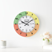 Taling Time先生とクラスルーム・ツール ラージ壁時計 (ホーム)