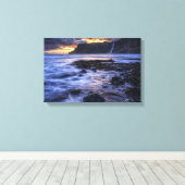 Talisker Bay Isle of Skye  キャンバスプリント (インサイチュ (ウッドフロア))