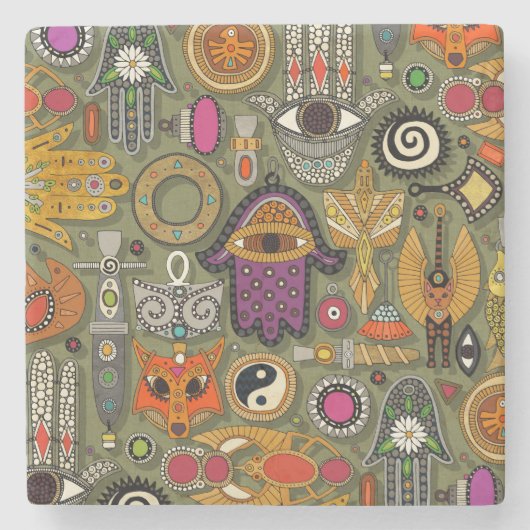 TALISMANSモスコースター ストーンコースター (正面)