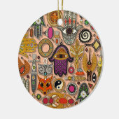 talismans peach fuzz セラミックオーナメント (左)