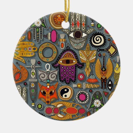 talismans slate セラミックオーナメント (正面)