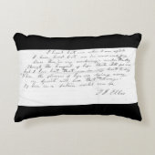 Talithaの歌の叙情詩のアクセントの枕 アクセントクッション (正面)