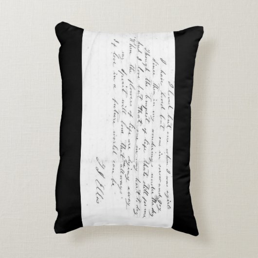 Talithaの歌の叙情詩のアクセントの枕 アクセントクッション (裏面(縦))
