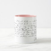 Talithaの歌の叙情詩のマグ マグカップ (中央)