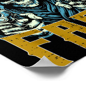 Talk Behind Your Back Fart Skeleton Funny Saying M ポスター (角)