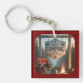Talk Camping to Me – Keychain Adventure Gear キーホルダー (正面)