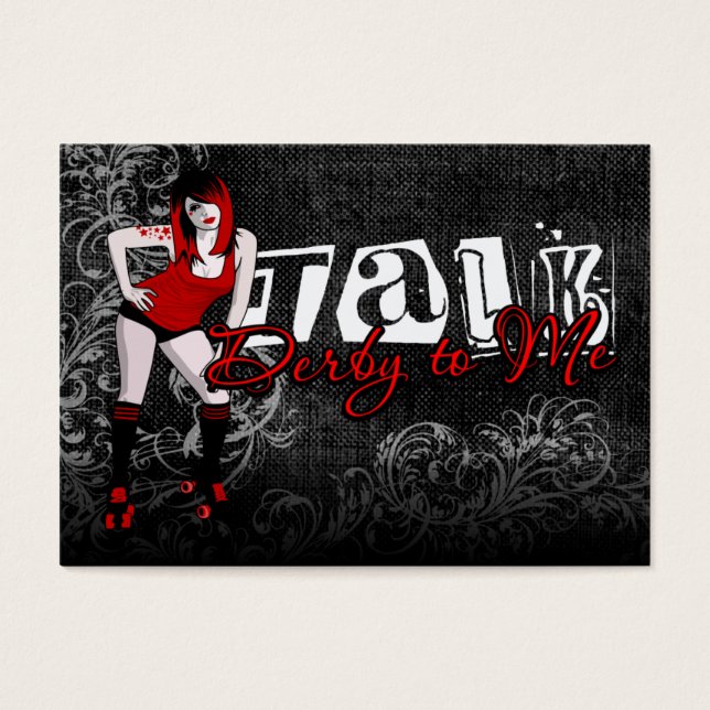 Talk Derby Meミニノートカード (正面)