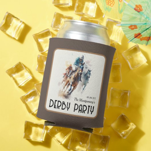 Talk Derby to Me Racehorse Brown 缶クーラー (インサイチュ 夏)