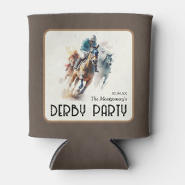 Talk Derby to Me Racehorse Brown 缶クーラー