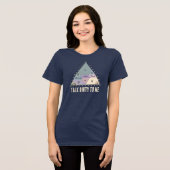 Talk Dirty to Me- 土壌質地図 トライブレンドTシャツ (正面全面)
