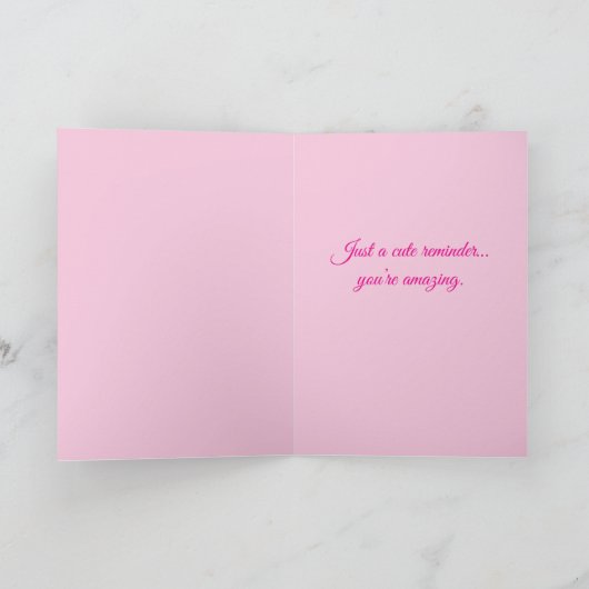 Talk Flirty To Me Card カード (内部)