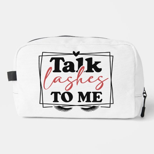 Talk Lashes To Me バッグ (正面)