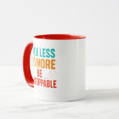 Talk Less Do More • Be Unstoppable 引用 デザイン マグカップ (正面左)