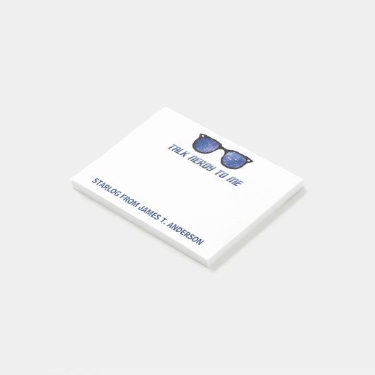 Talk Nerdy To Me宇宙スターカスタムメモ帳 ポストイット (アングル)