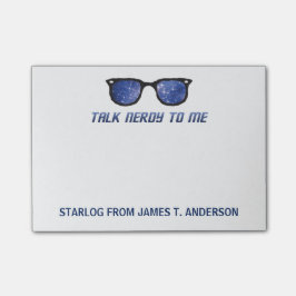 Talk Nerdy To Me宇宙スターカスタムメモ帳 ポストイット