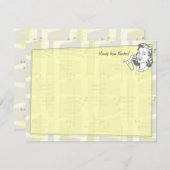 Talk of the Town パーソナライズされた Flat Note Cards ノートカード (正面/裏面)