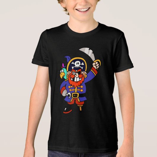 Talk Pirate or Walk The Plank トライブレンドTシャツ (正面)
