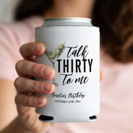 Talk Thirty To Me ダーティーマティーニ 30歳の誕生日 缶クーラー