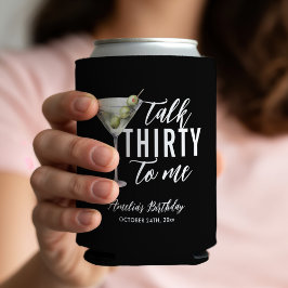 Talk Thirty To Me ダーティーマティーニ 30歳の誕生日 缶クーラー