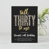 Talk THIRTY to Me! 30歳の誕生日パーティー 招待状 (スタンド正面)
