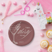 Talk thirty to me 30th birthday  ペーパープレート (パーティー)