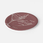 Talk thirty to me 30th birthday  ペーパープレート (アングル)