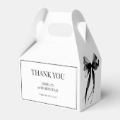 Talk Thirty to Me Black Bow 30th Birthday Party フェイバーボックス (正面サイド)