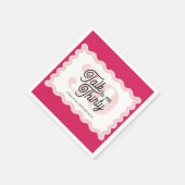 Talk Thirty to me Curvy Groovy 30th誕生日 スタンダードカクテルナプキン (角)