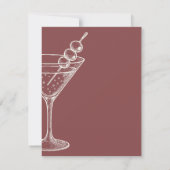 Talk thirty to me Minimalist 30th Birthday Party サンキューカード (裏面)