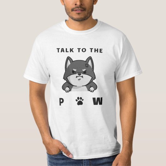 Talk To The Paw Tシャツ (正面)