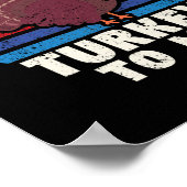 Talk Turkey To Me Funny Thanksgiving Dinner ポスター (角)