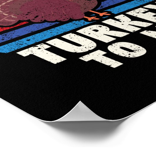 Talk Turkey To Me Funny Thanksgiving Dinner ポスター (角)