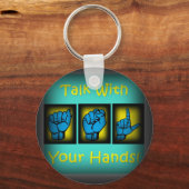 Talk With Your Hands (2) キーホルダー (正面)
