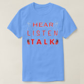 Talk with your hands Deaf Sign Language Tシャツ (デザイン正面)