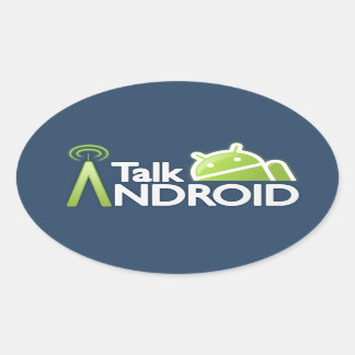TalkAndroidスタンプ 楕円形シール