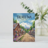 Talkeetna Alaska ポストカード (スタンド正面)