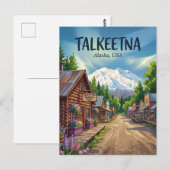 Talkeetna Alaska ポストカード (正面/裏面)