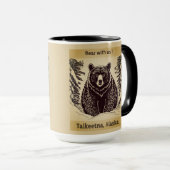 Talkeetna Alaska "Bear With Us"マグカップ マグカップ (正面右)