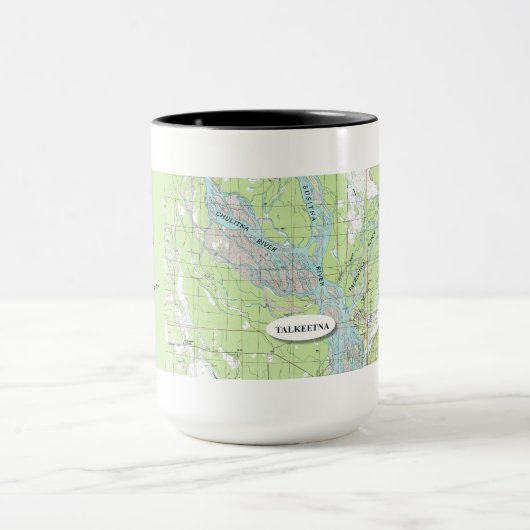 Talkeetna Alaska End of the Road マグカップ (中央)
