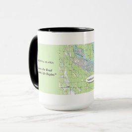Talkeetna Alaska End of the Road マグカップ