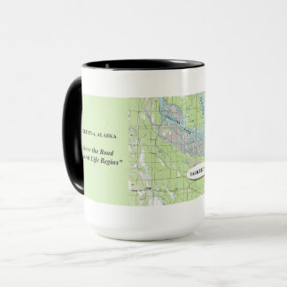 Talkeetna Alaska End of the Road マグカップ