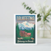 Talkeetna Alaska Gateway to Denali ポストカード (スタンド正面)