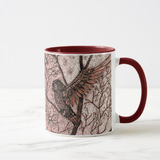 Talkinの屑のドラゴンおよびフクロウのコーヒーカップ マグカップ