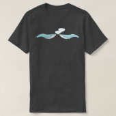 Talking blue whales tシャツ (デザイン正面)
