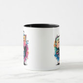 Talking Chatbotの作成ミーム漫画テンプレート マグカップ (中央)