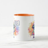 Talking Chatbotの作成ミーム漫画テンプレート マグカップ (中央)