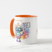 Talking Chatbotの作成ミーム漫画テンプレート マグカップ (正面左)