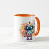 Talking Chatbotの作成ミーム漫画テンプレート マグカップ (正面右)