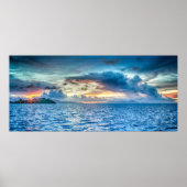 Talking Clouds Seascape ポスター (正面)
